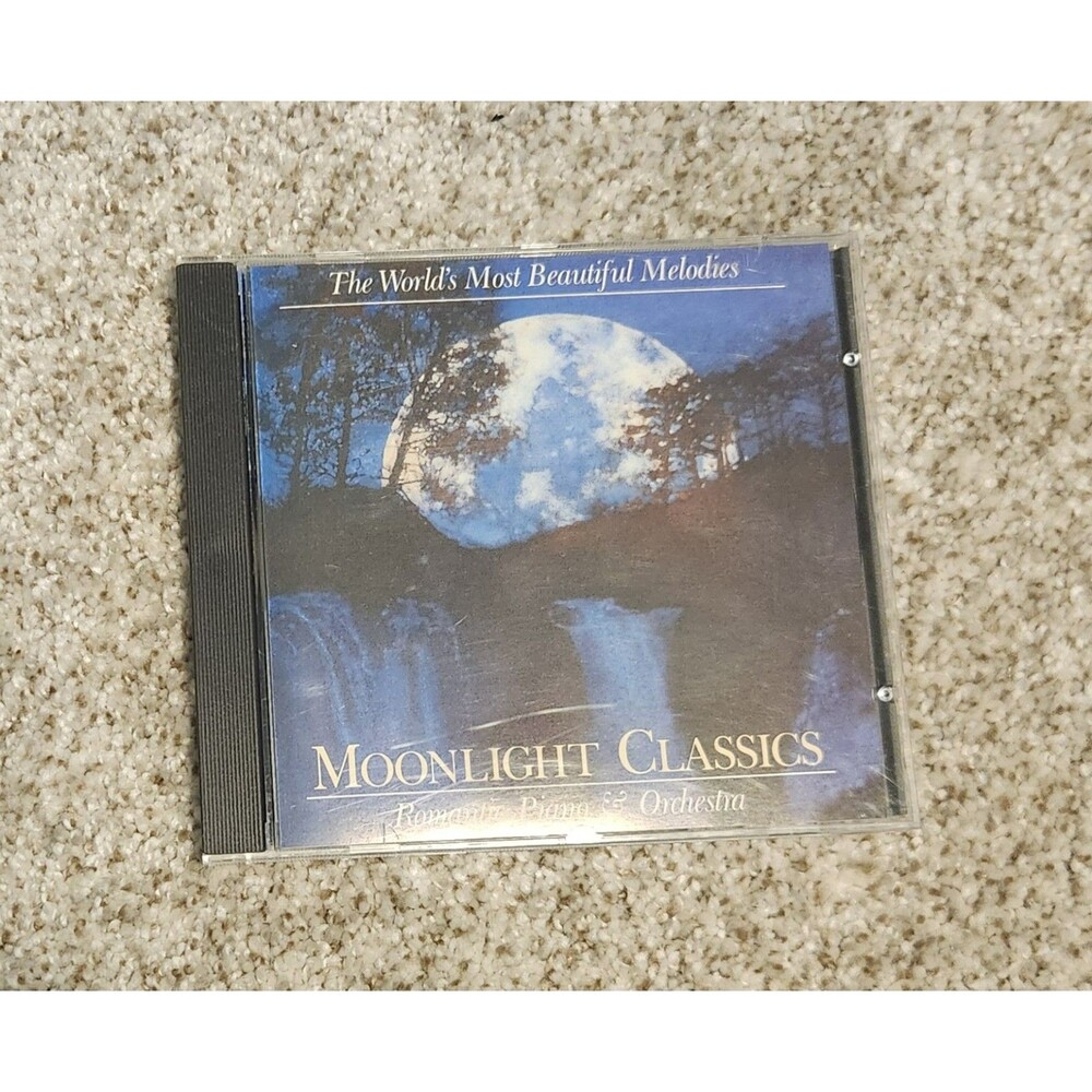 Moonlight Classics Romantic Piano & Orchestra Readers Digest Music CD 1989